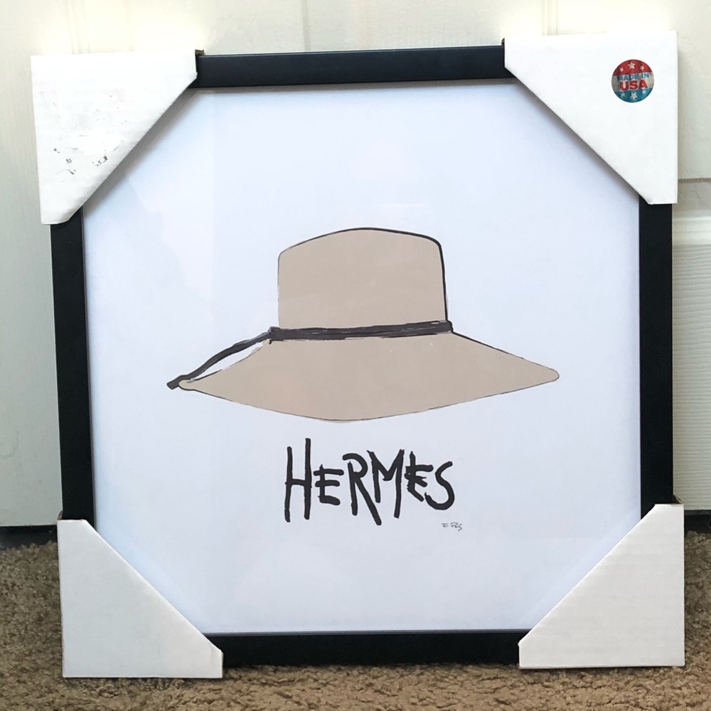 *SOLD* Hermès Fairchild Paris Framed Wall Art - Picture 1 of 2